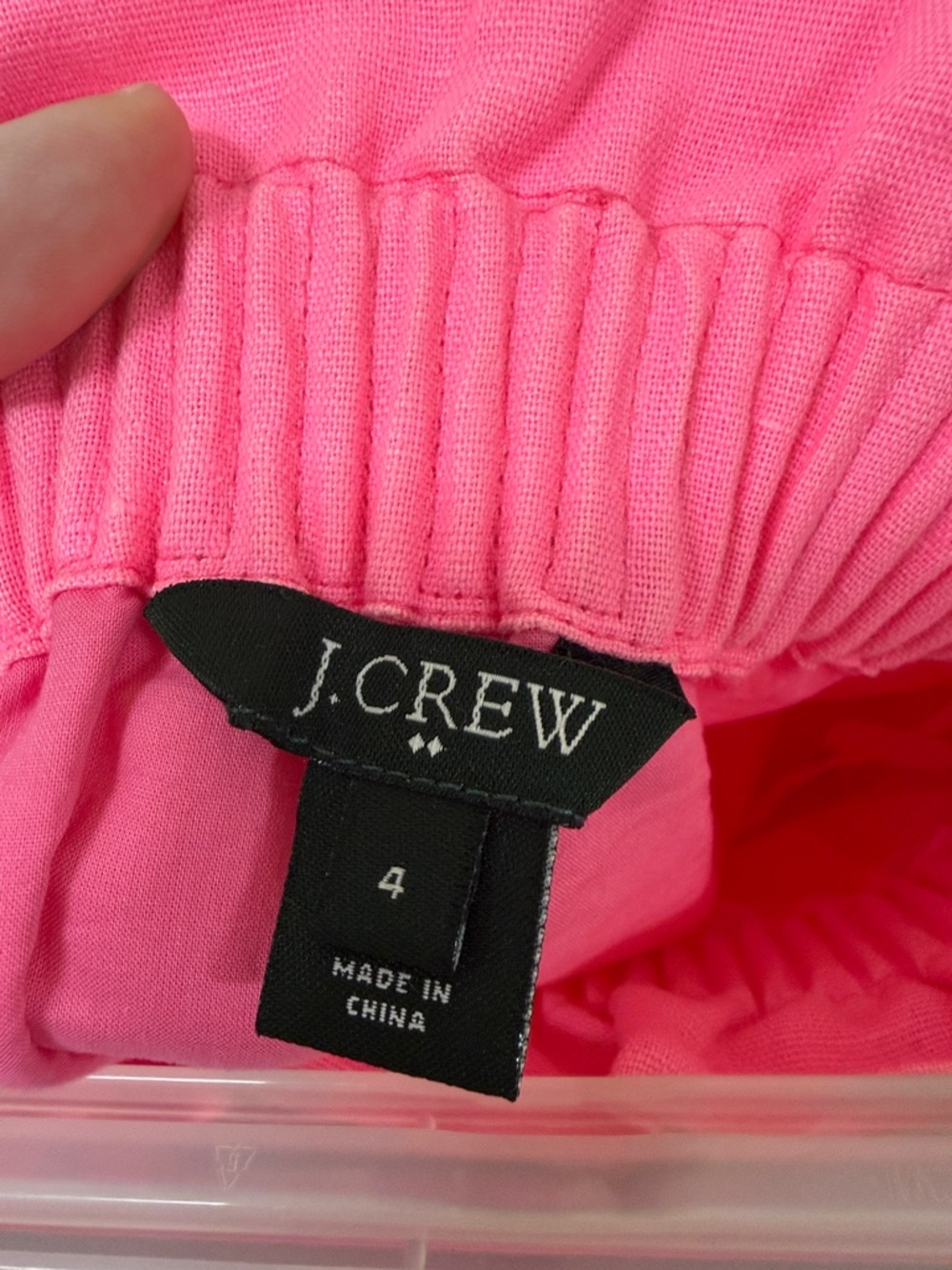 J. Crew Hot Pink Elastic-Waist Mini Skirt - Picture 6 of 6